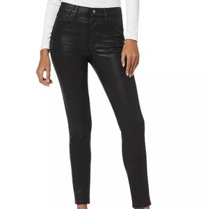 NWT Joe's coated high rise skinny ankle jeans